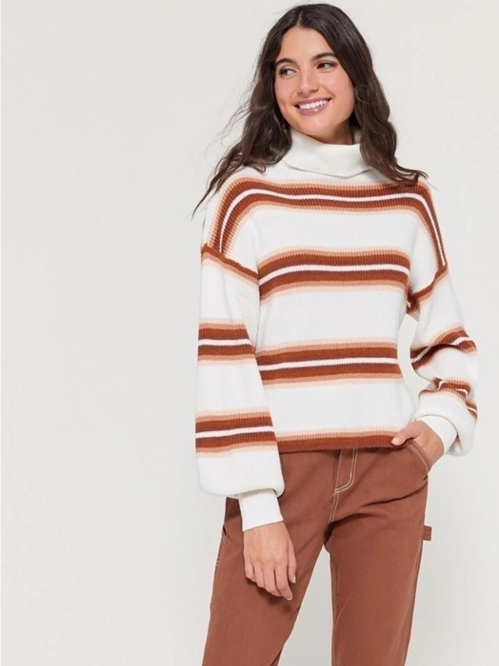 Urban Outfitters Tia Ribbed Turtleneck Pullover Sweater Size Medium
